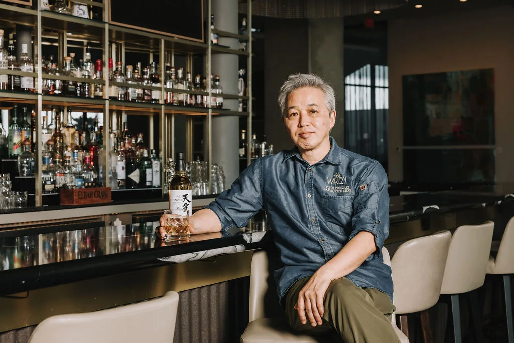 Chef Yo Matsuzaki preparing a dish